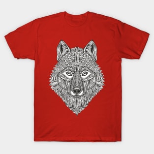 Vector Paisley Wolf T-Shirt